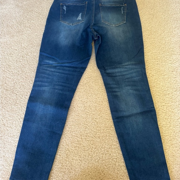Wax Jean Blue Skinny Distressed Denim - Picture 2 of 4